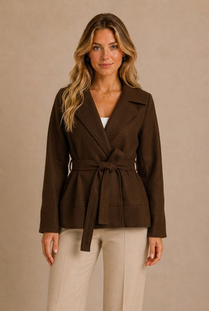 Siena Wrap Belted Jacket