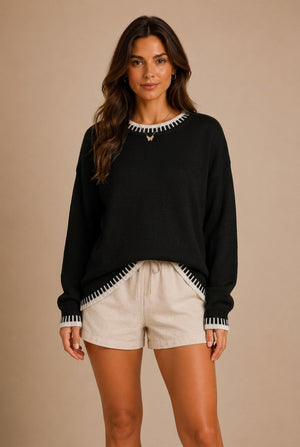 Barolo Striped Sweater