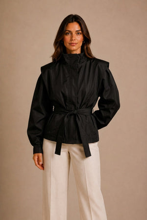 Perugia Tie-Waist Trench Coat
