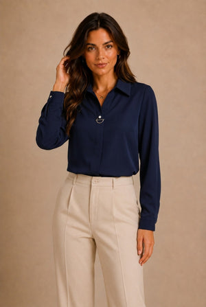 Uzès Pearl Ring Long Sleeve Shirt