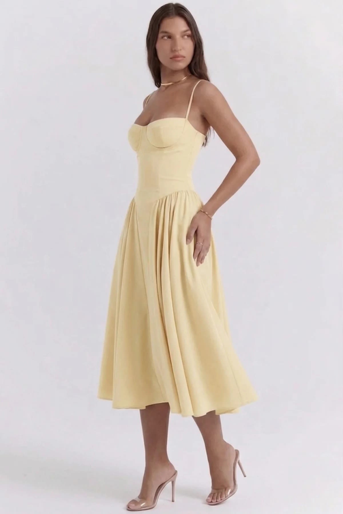 Ruched Sweetheart Neck Cami Dress
