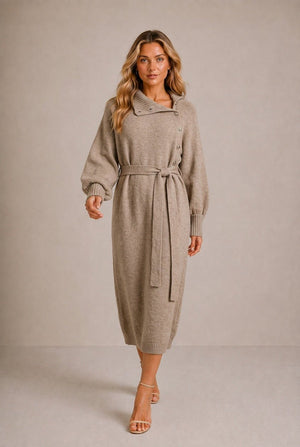 Sarlat Tie-Waist Midi Dress