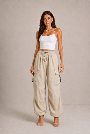 Barolo Drawstring Cargo Pants