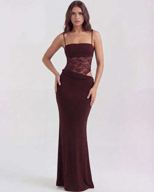 Siena Lace Panel Maxi Dress