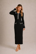 Chianti Ruffle Midi Dress