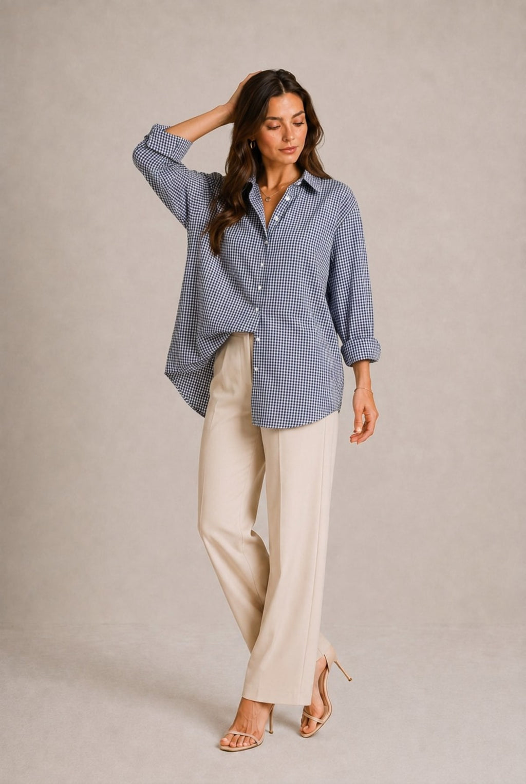 Perugia Gingham Long Sleeve Shirt