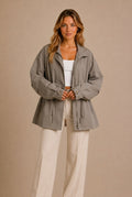 Chianti Drawstring Anorak Jacket