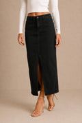 Cortona Slit Pencil Skirt