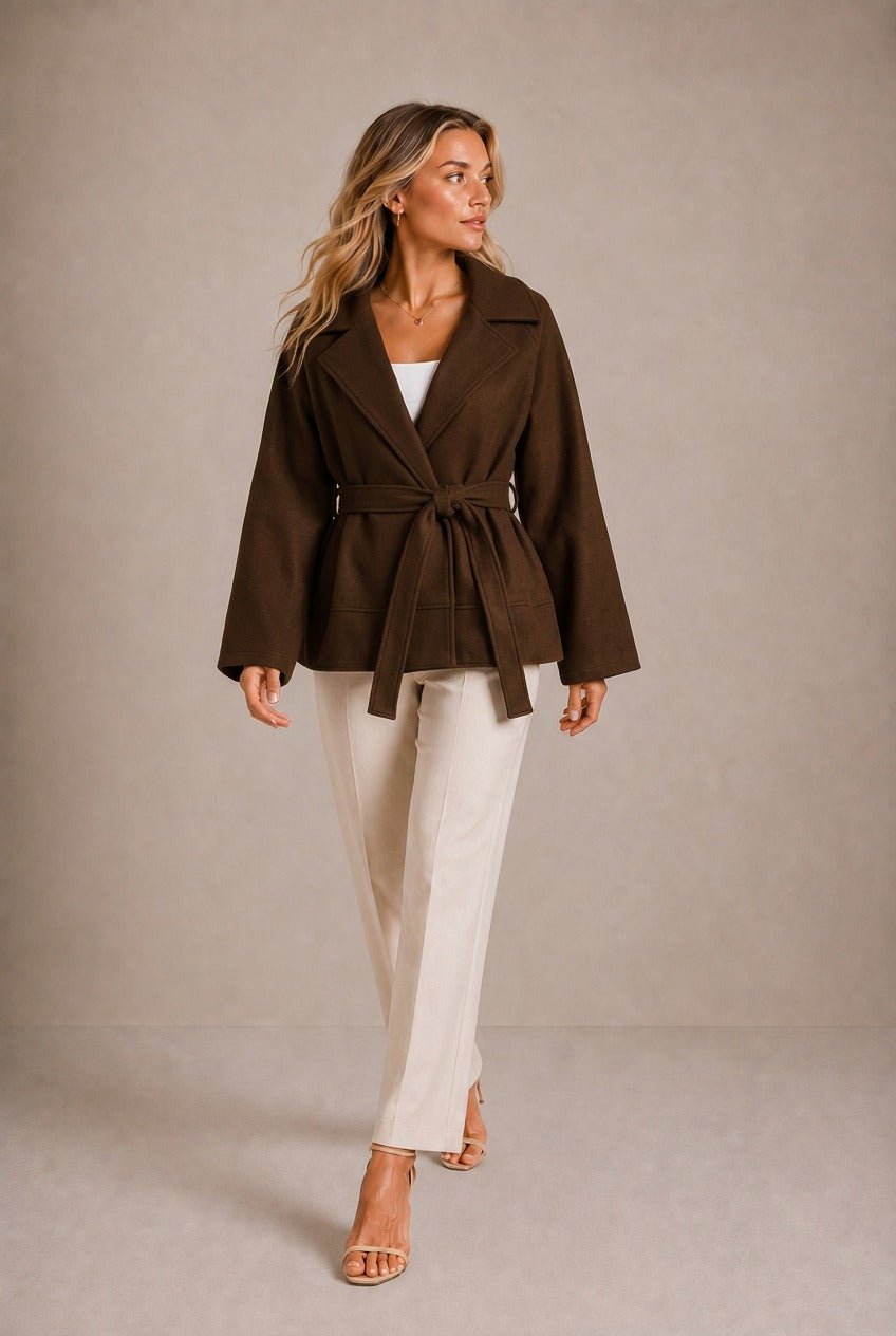 Siena Wrap Belted Jacket