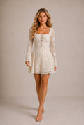 Siena Floral Lace Mini Dress