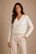 Siena Argyle Knitted Cardigan
