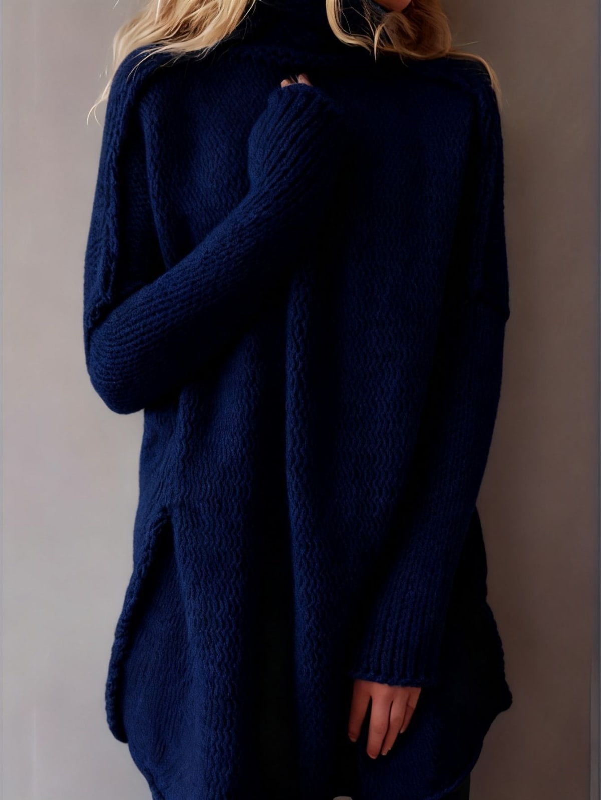 Volterra Cowl Neck Tunic Sweater