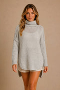 Volterra Cowl Neck Tunic Sweater