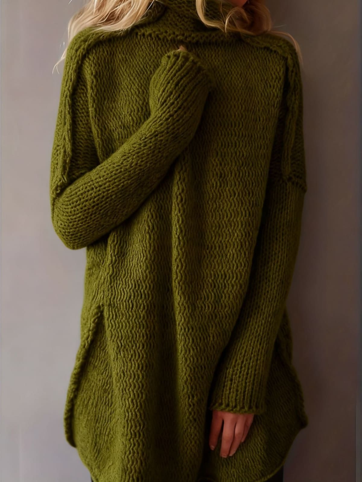 Volterra Cowl Neck Tunic Sweater