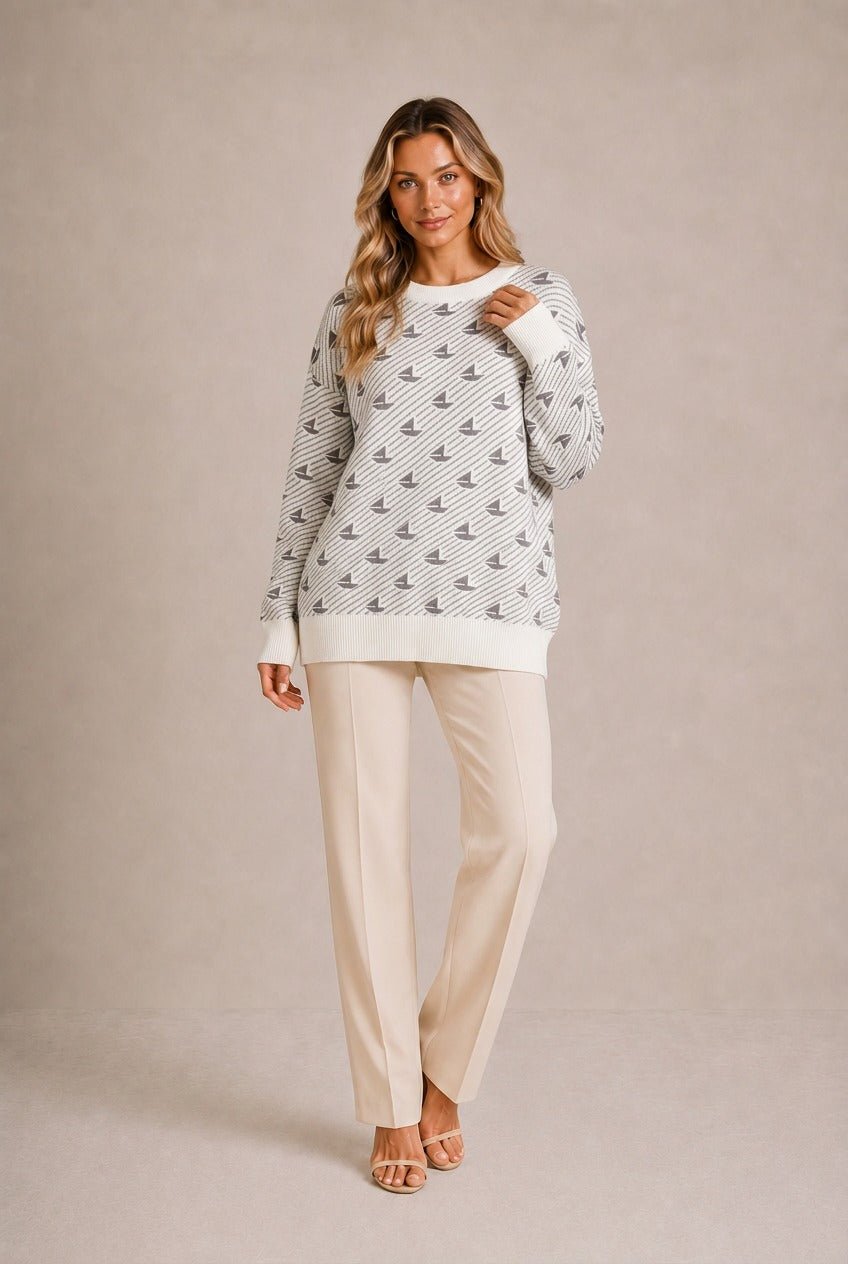 Colmar Sailboat Knit Sweater