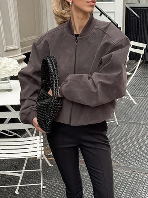 Perugia Oversized Bomber Jacket