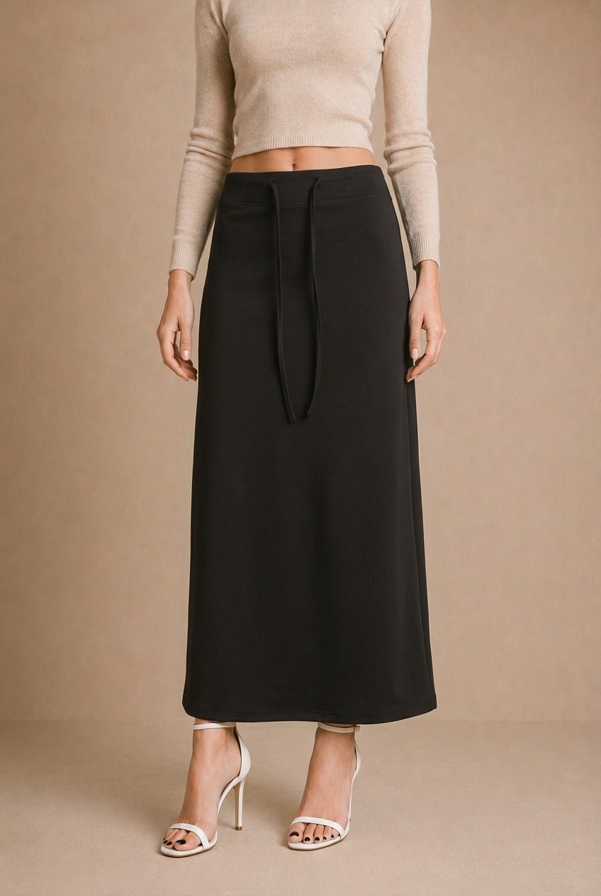Siena Drawstring Maxi Skirt