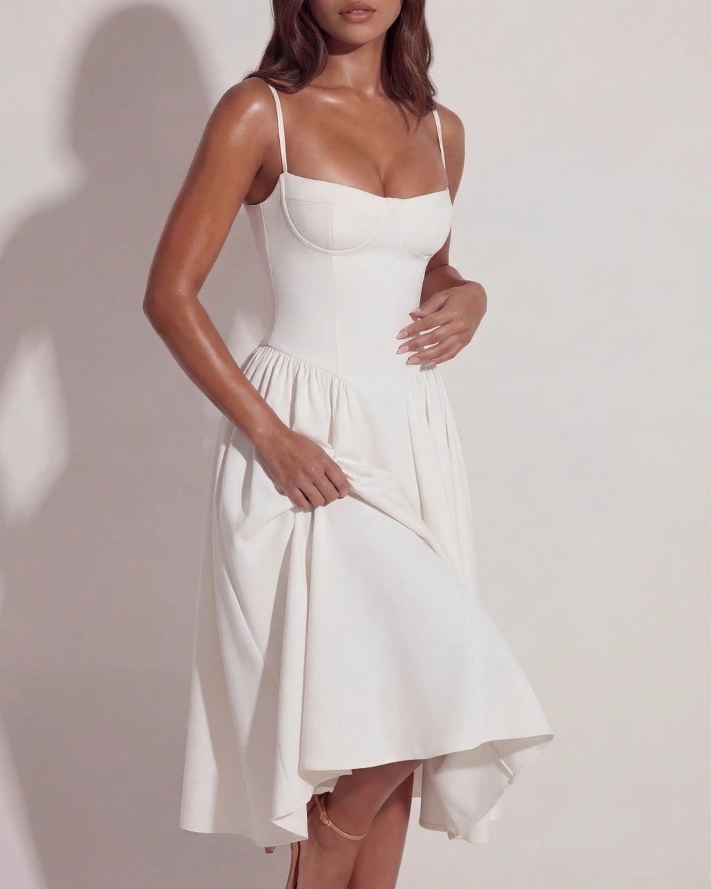 Montalcino Pleated Midi Dress