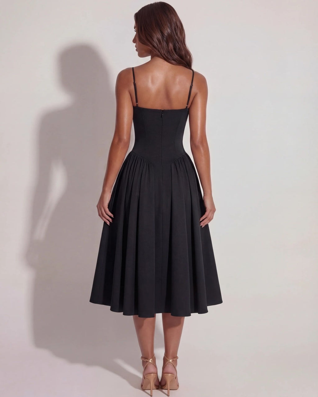 Montalcino Pleated Midi Dress