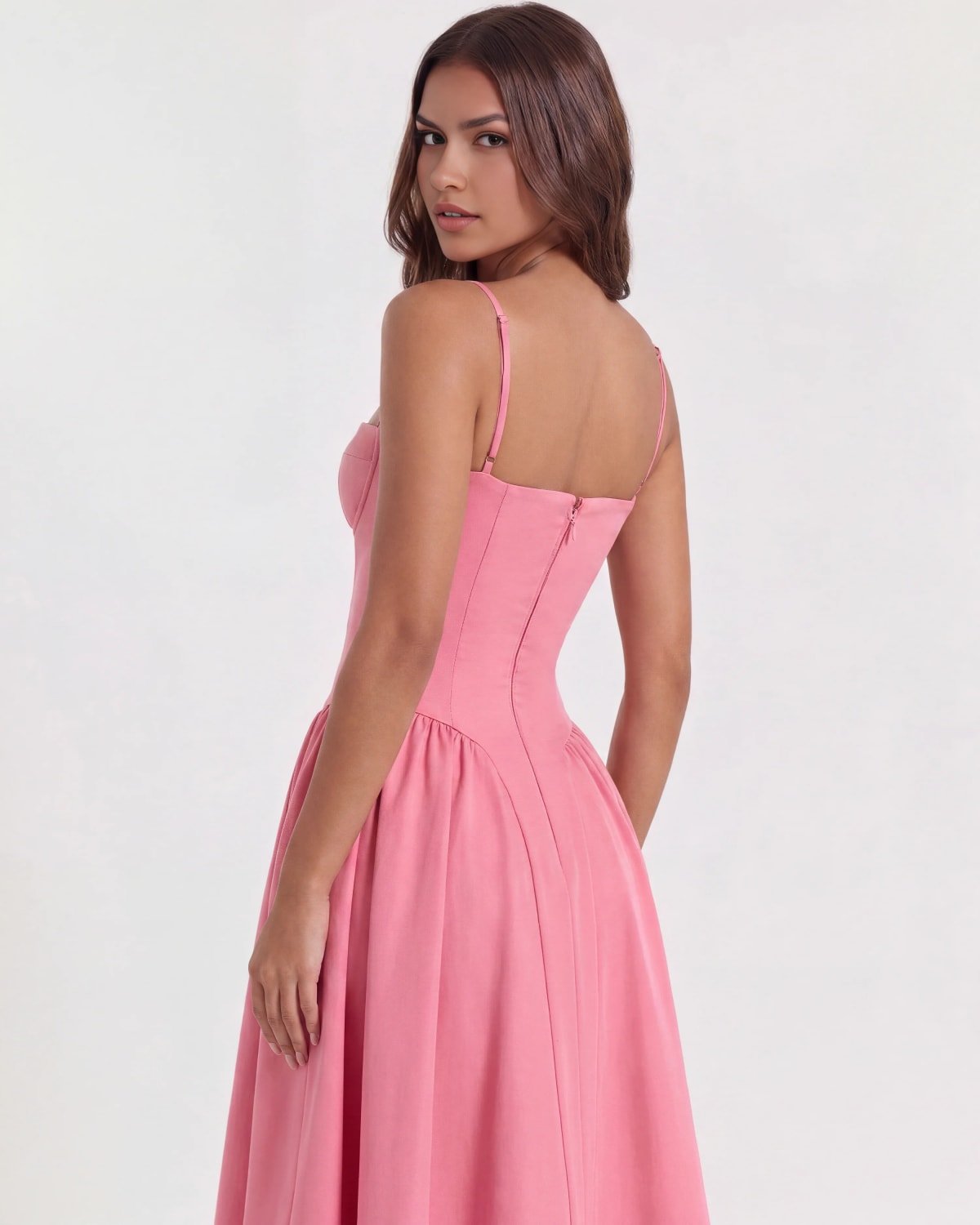 Montalcino Pleated Midi Dress