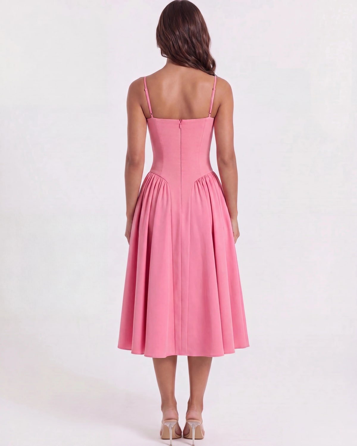 Montalcino Pleated Midi Dress