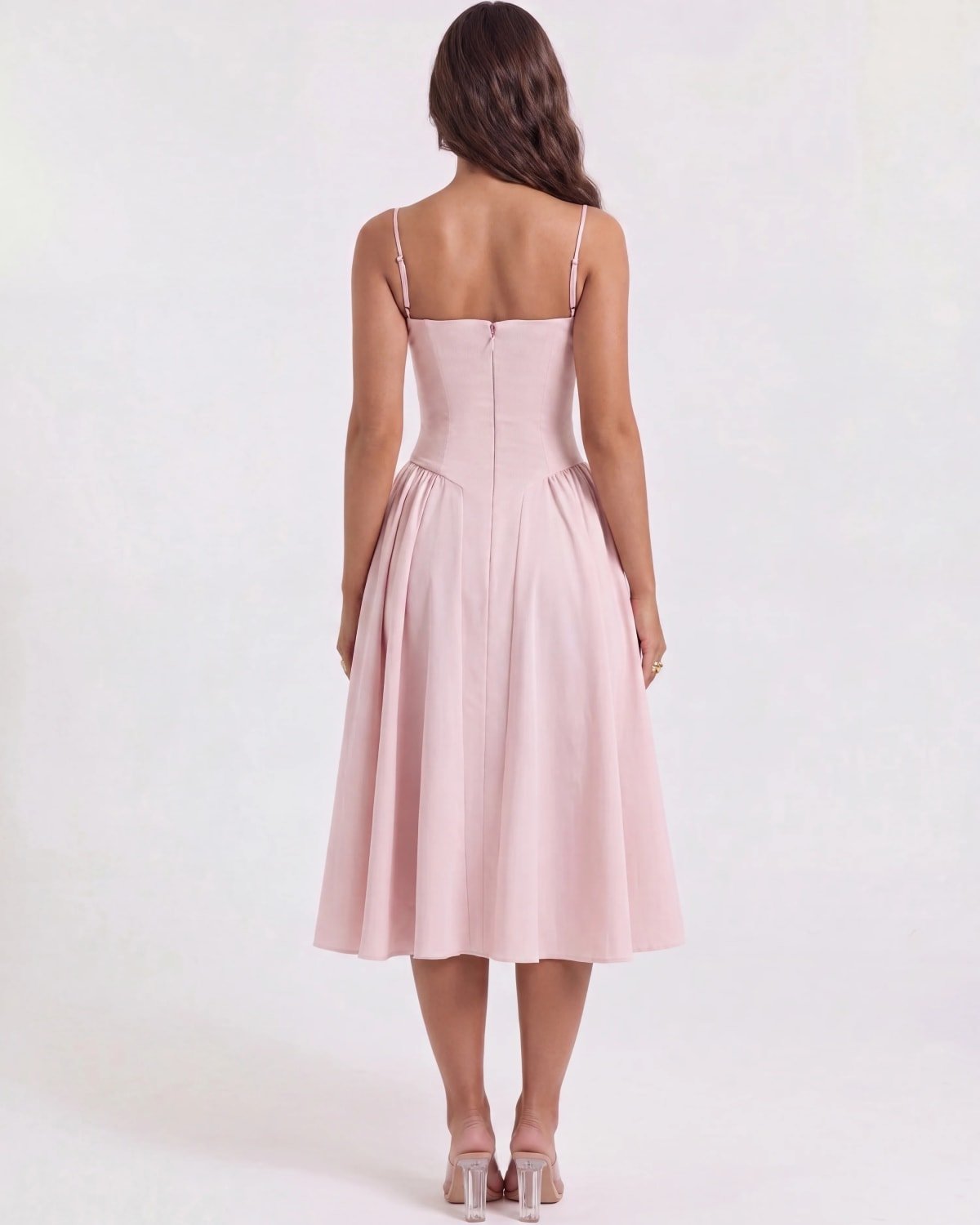 Montalcino Pleated Midi Dress
