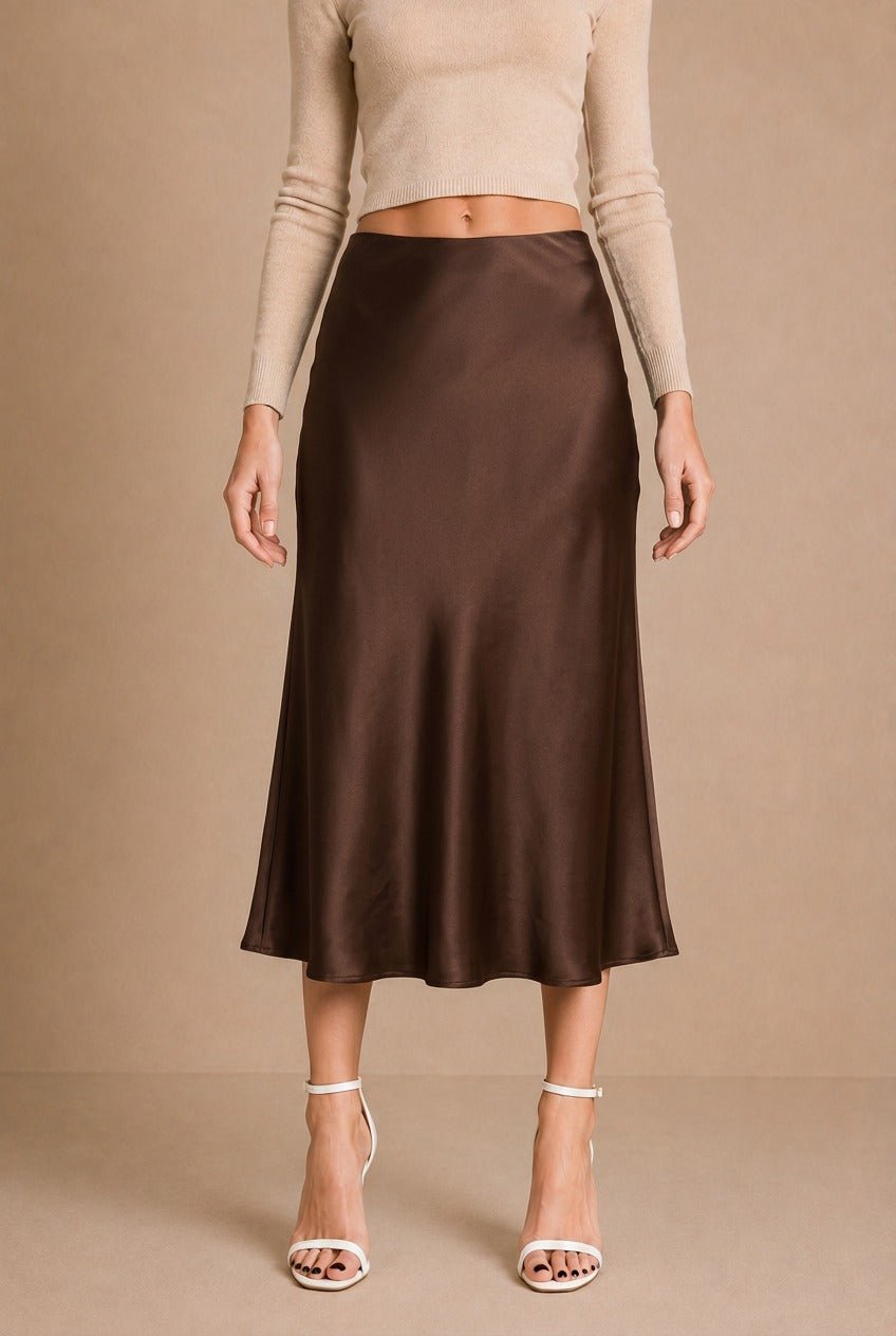 Colmar High-Waisted Midi Skirt