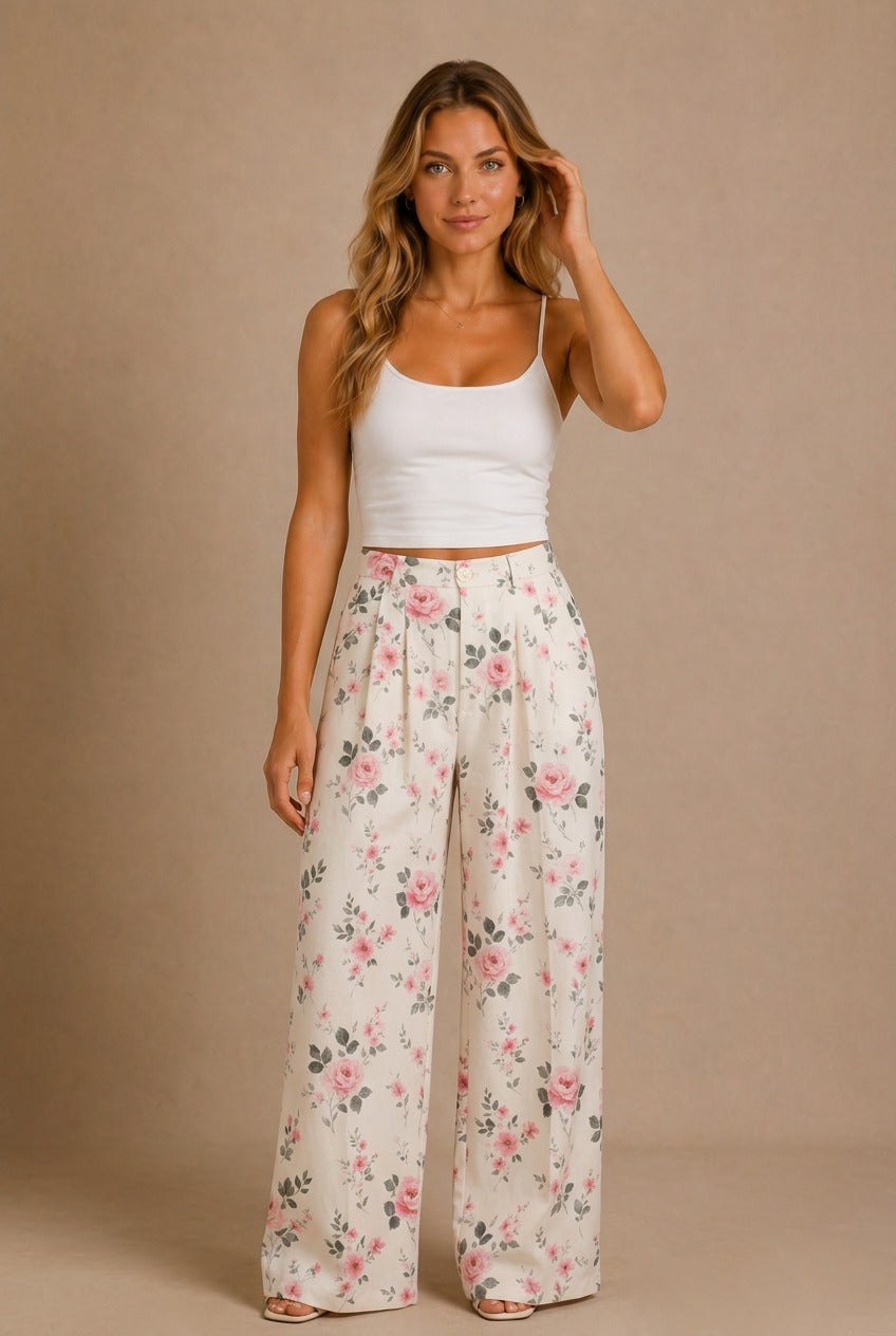 Volterra Wide-Leg Pant Suit