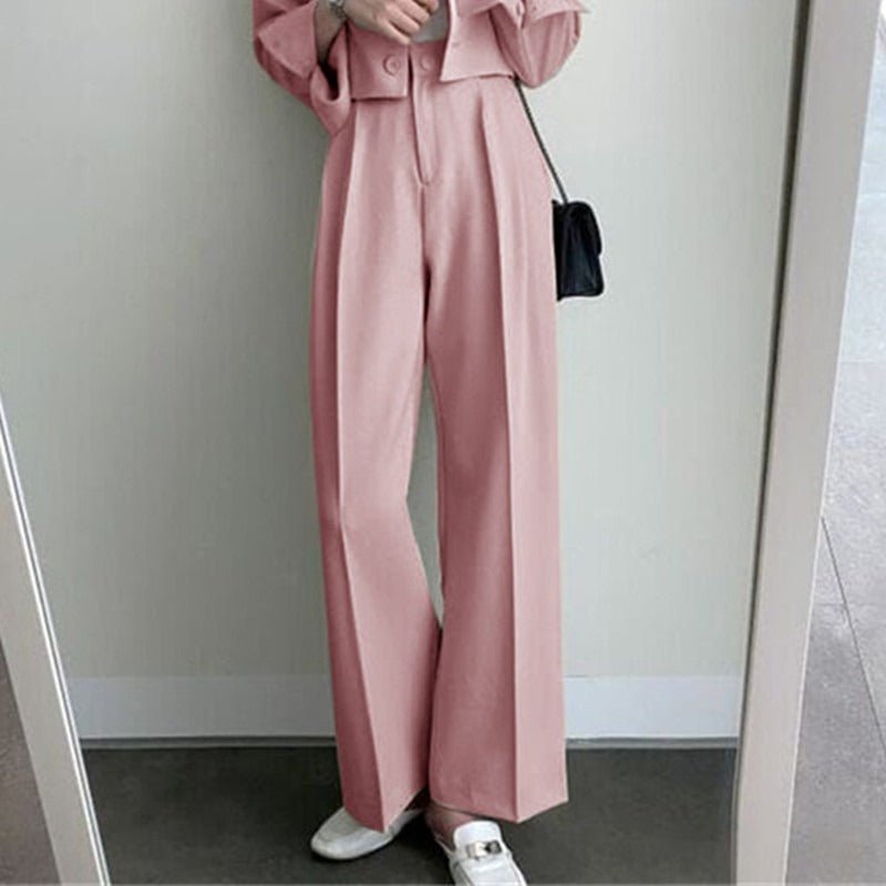 Volterra Wide-Leg Pant Suit
