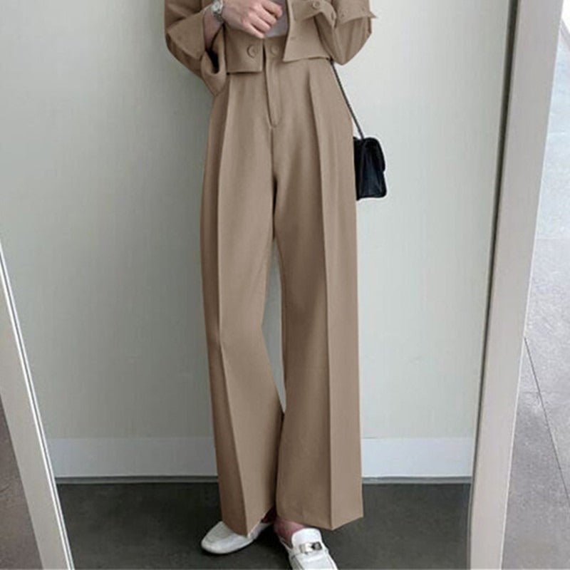 Volterra Wide-Leg Pant Suit