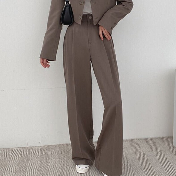 Volterra Wide-Leg Pant Suit