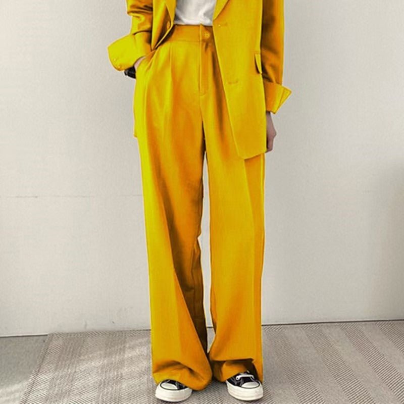 Volterra Wide-Leg Pant Suit
