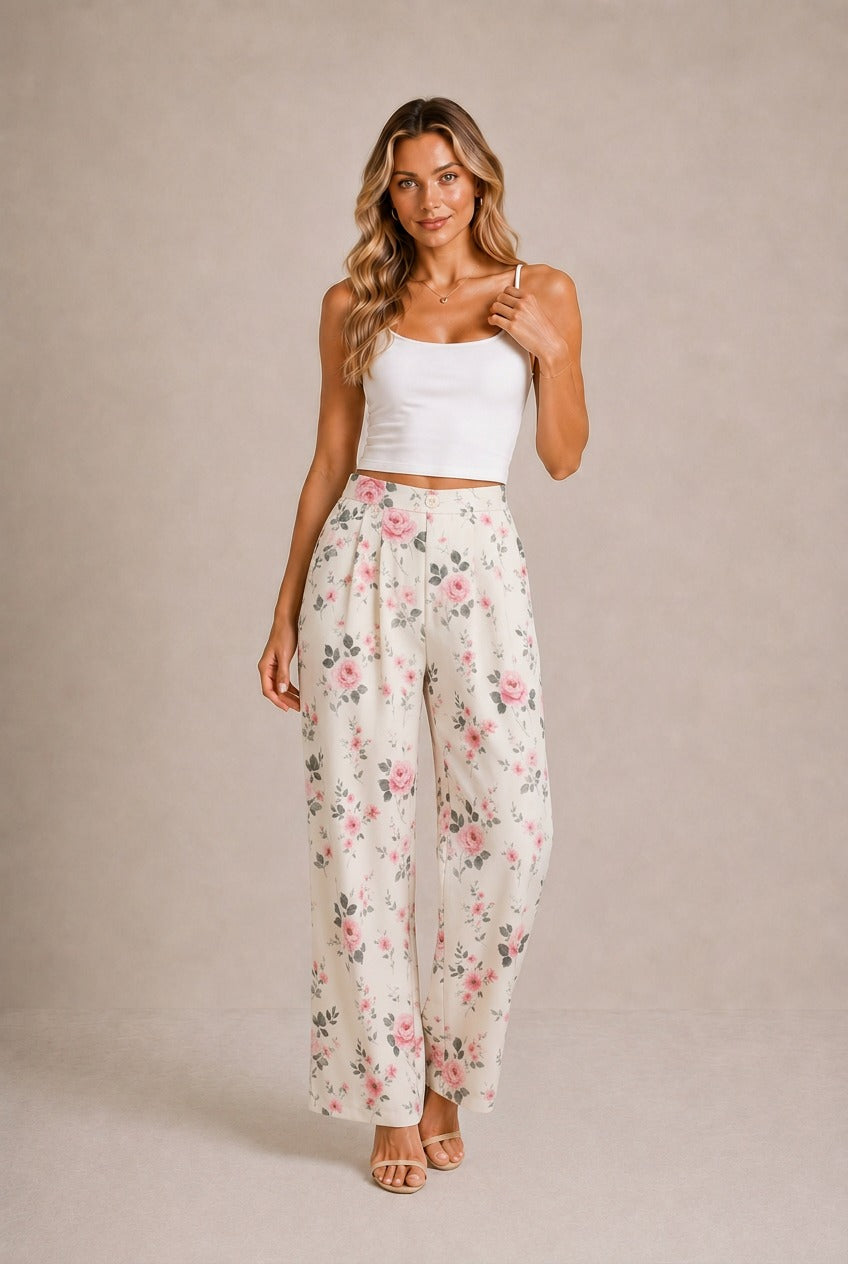 Volterra Wide-Leg Pant Suit
