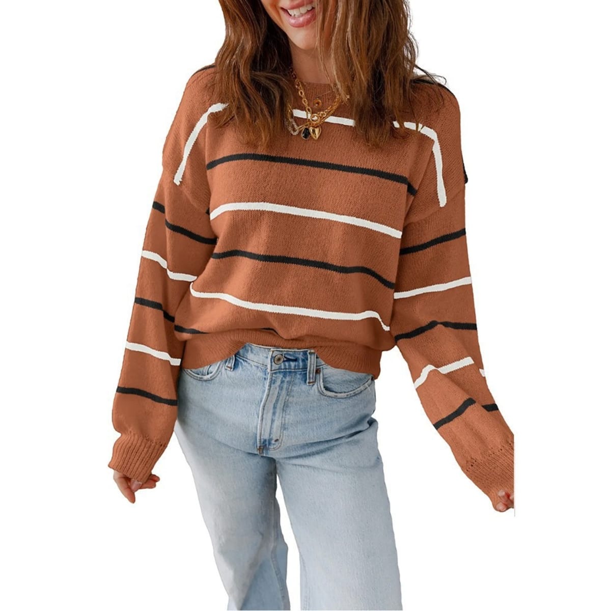 Greve Striped Sweater