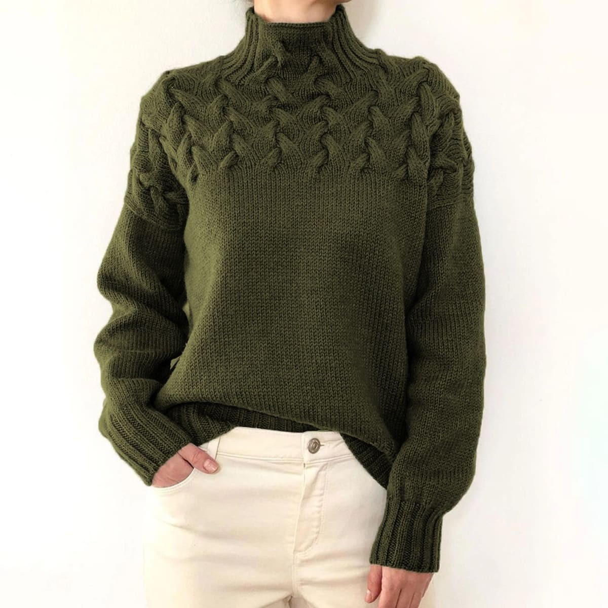 Cortona Chunky Cable-Knit Sweater