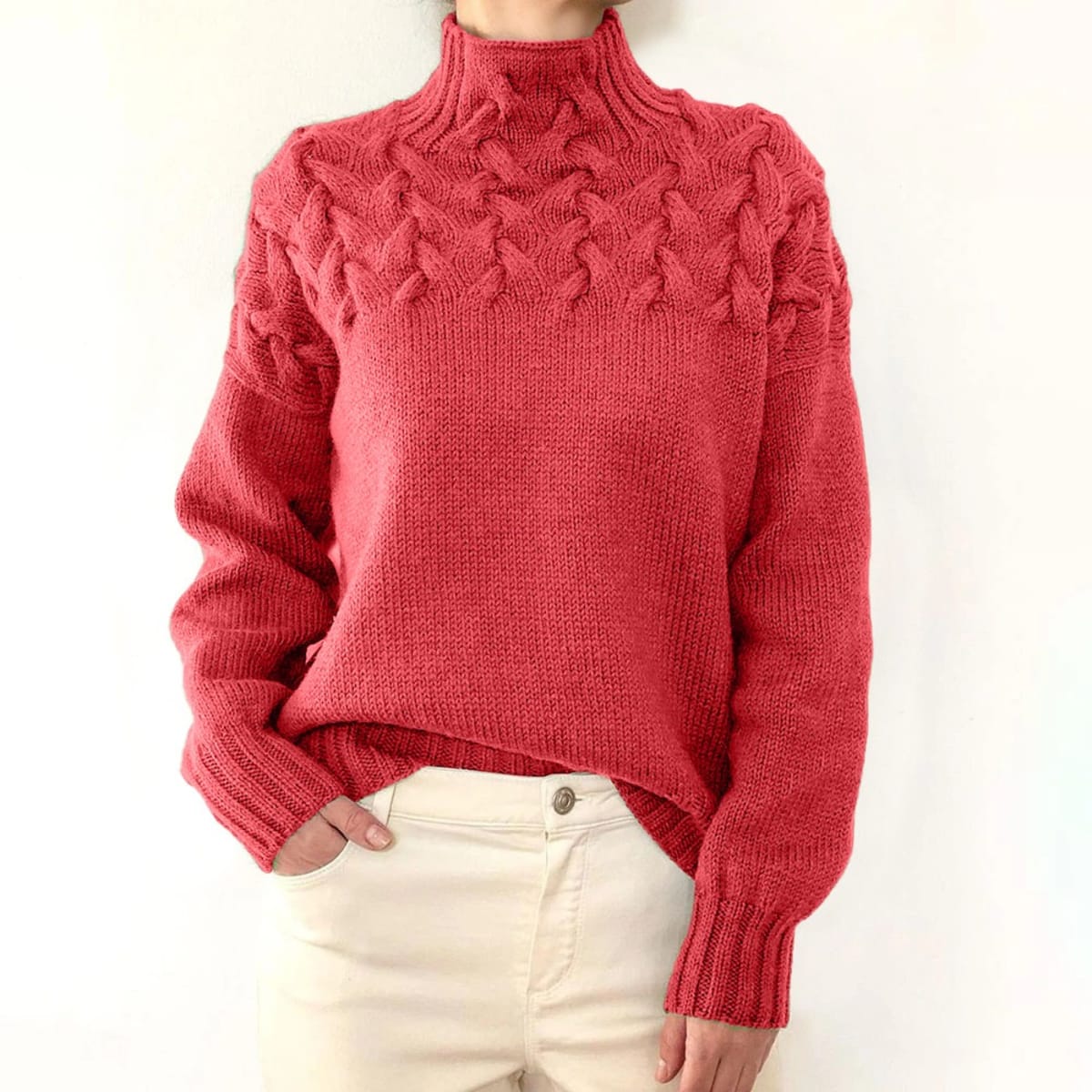 Cortona Chunky Cable-Knit Sweater