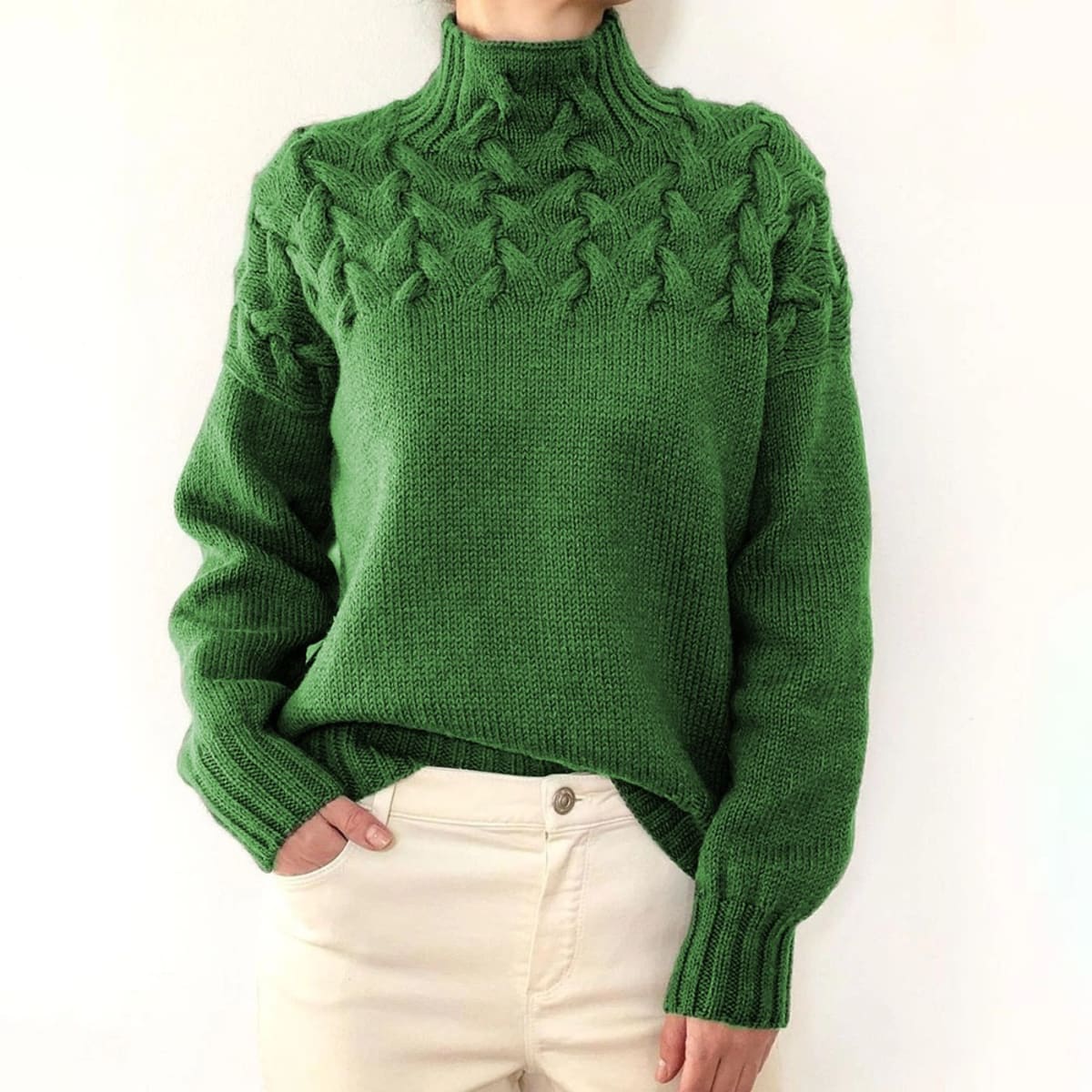 Cortona Chunky Cable-Knit Sweater