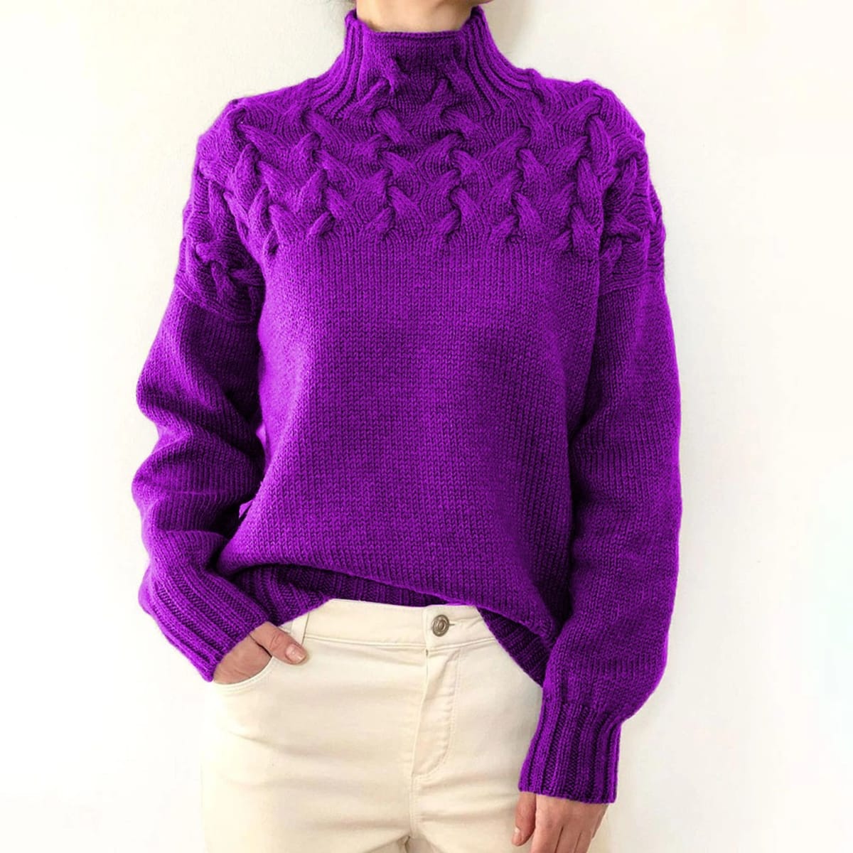 Cortona Chunky Cable-Knit Sweater