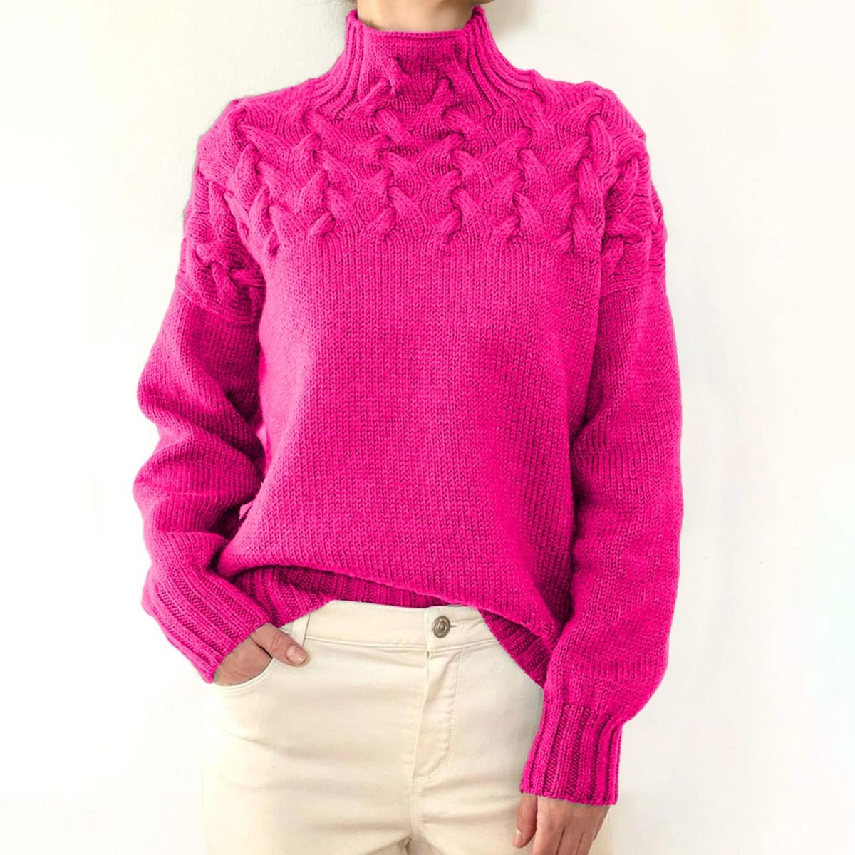 Cortona Chunky Cable-Knit Sweater