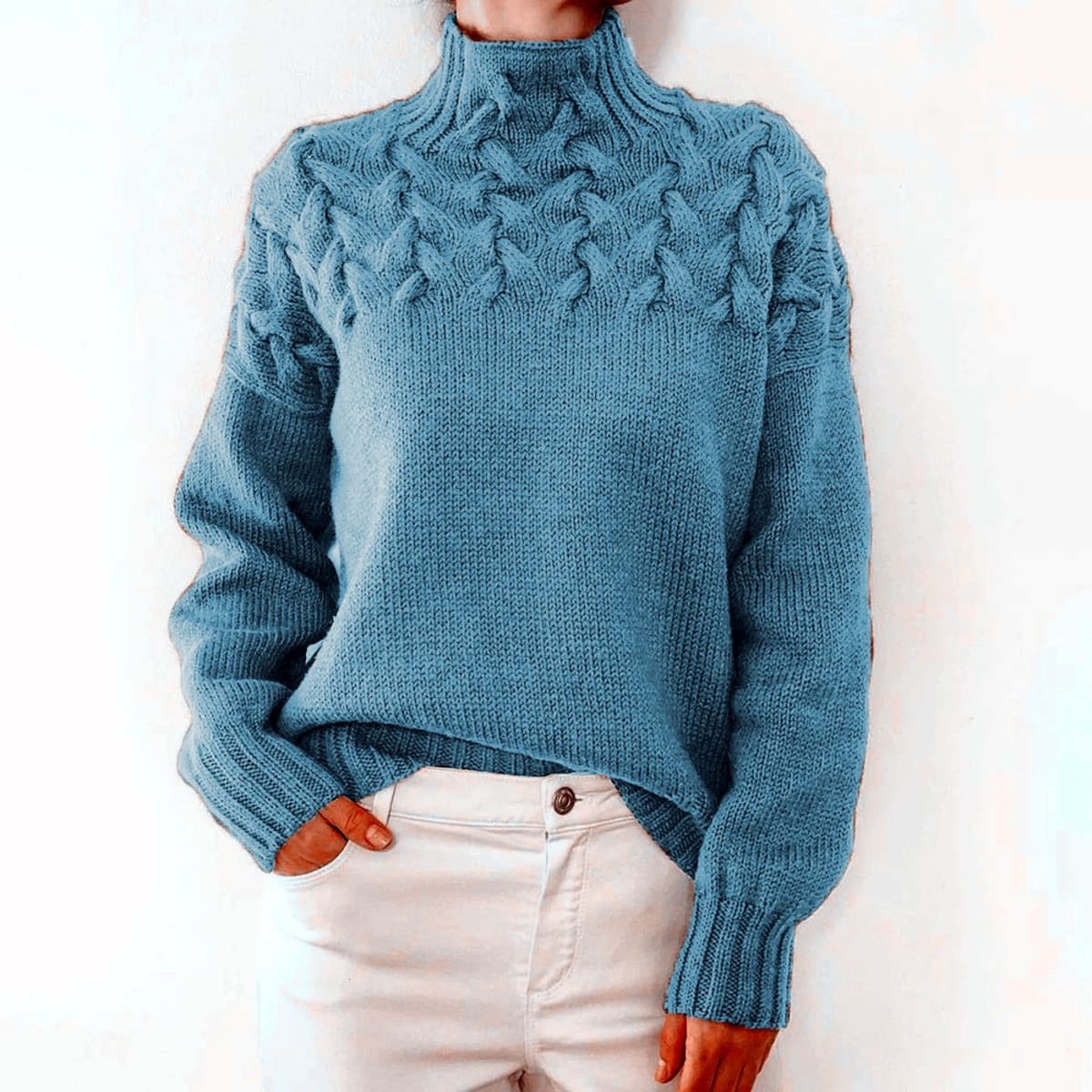 Cortona Chunky Cable-Knit Sweater
