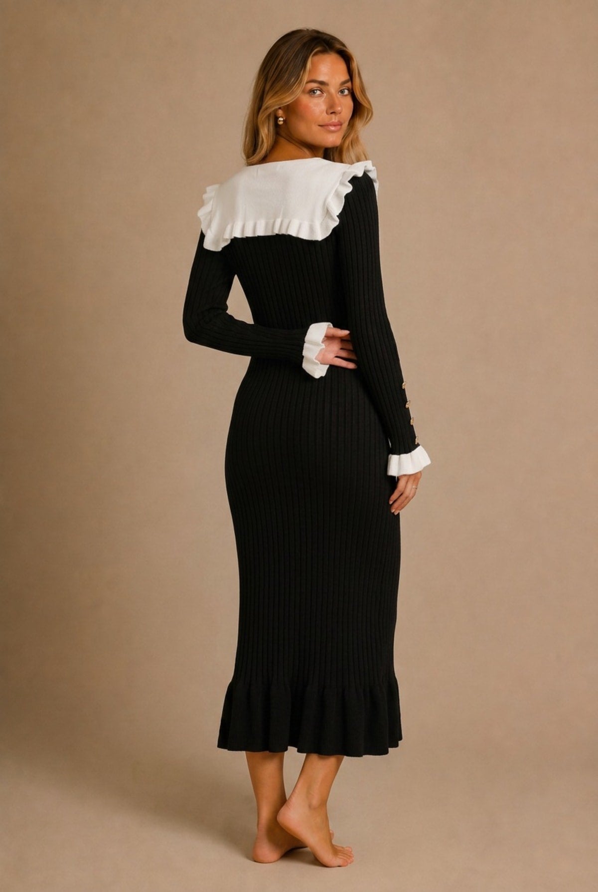 Orvieto Ruffle Midi Dress