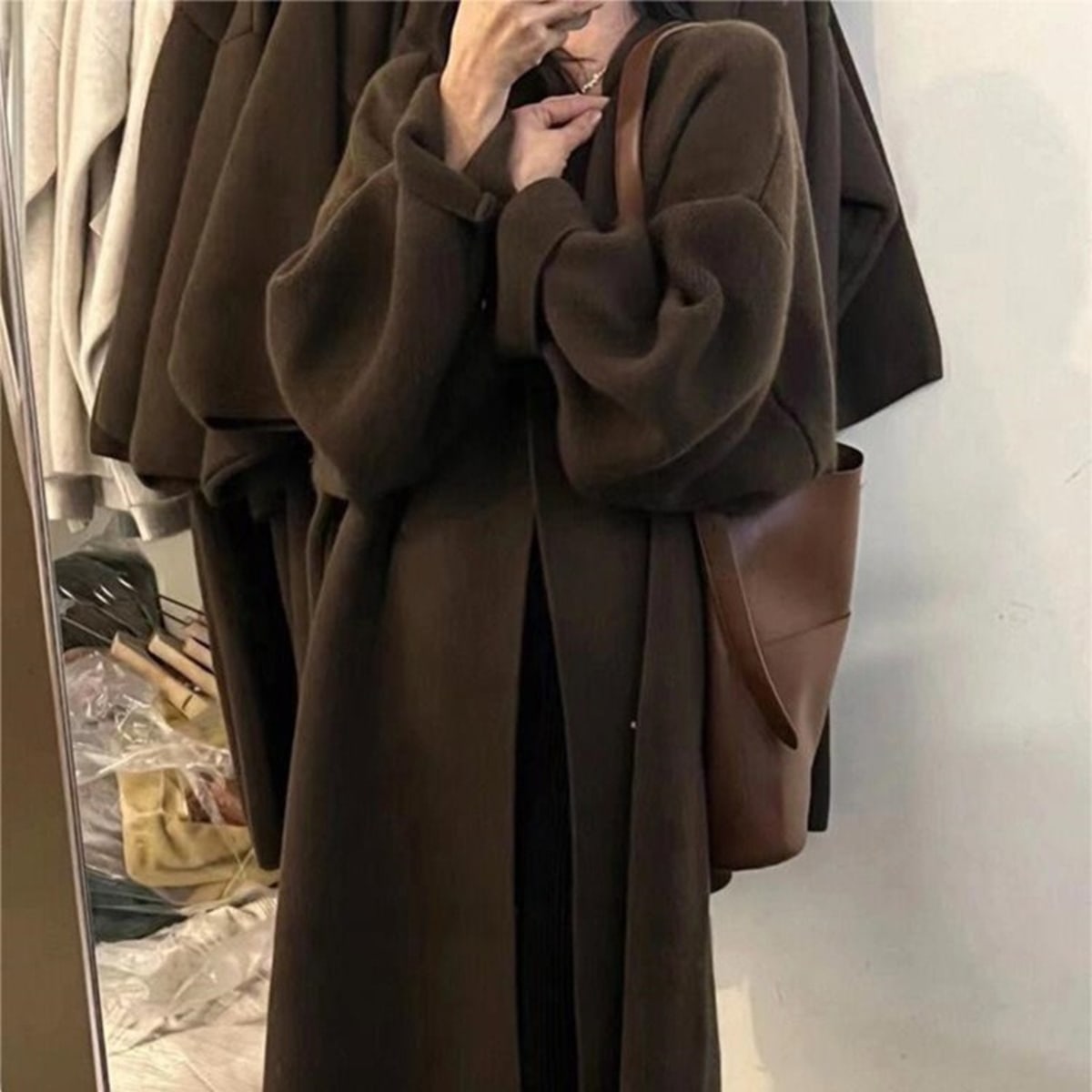 Bordeaux Oversized Cardigan
