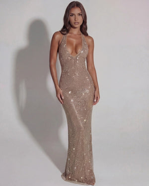 Spello Sequined Maxi Dress