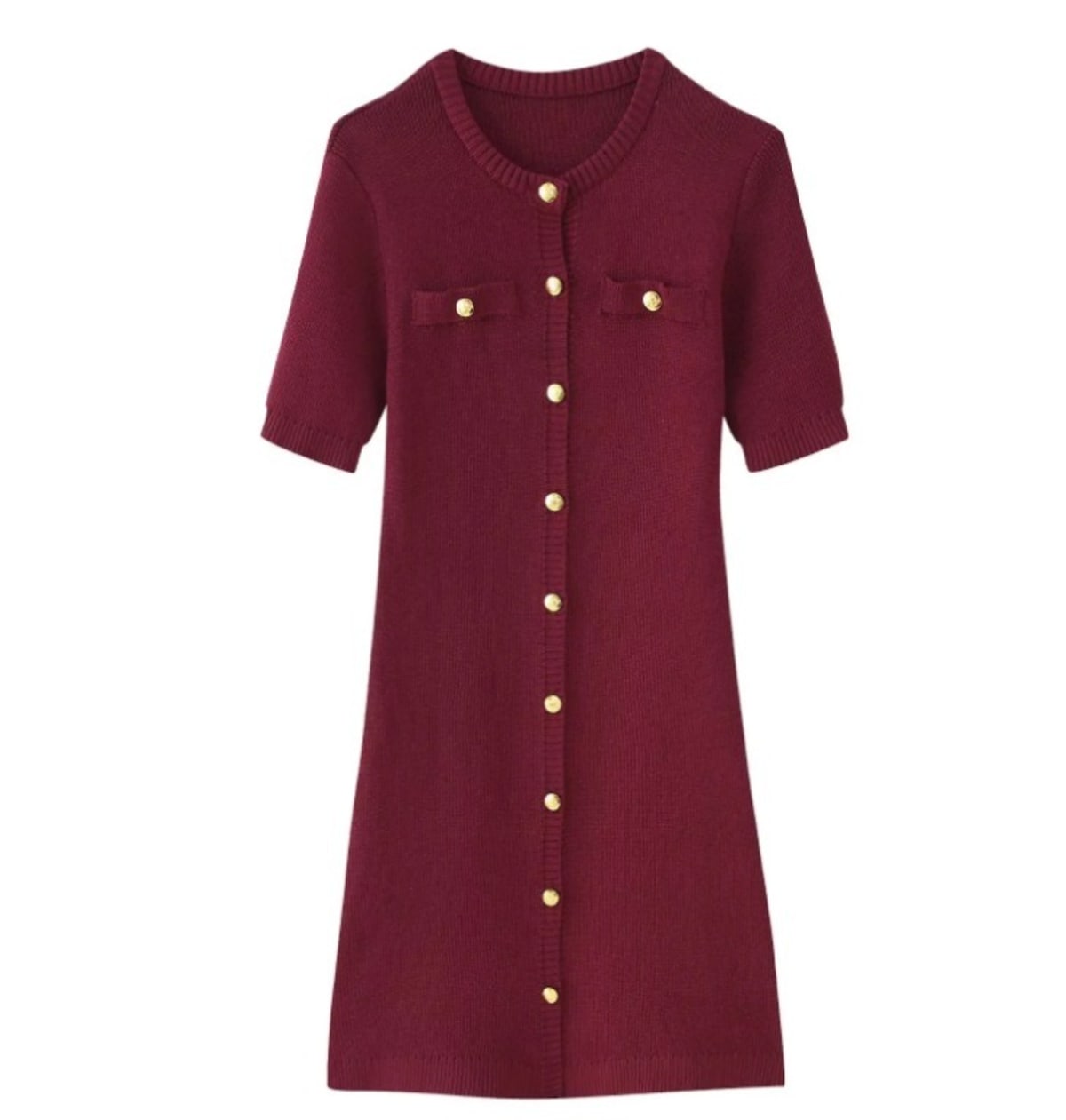 Siena Button-Front Mini Dress