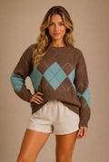 Barolo Argyle Sweater