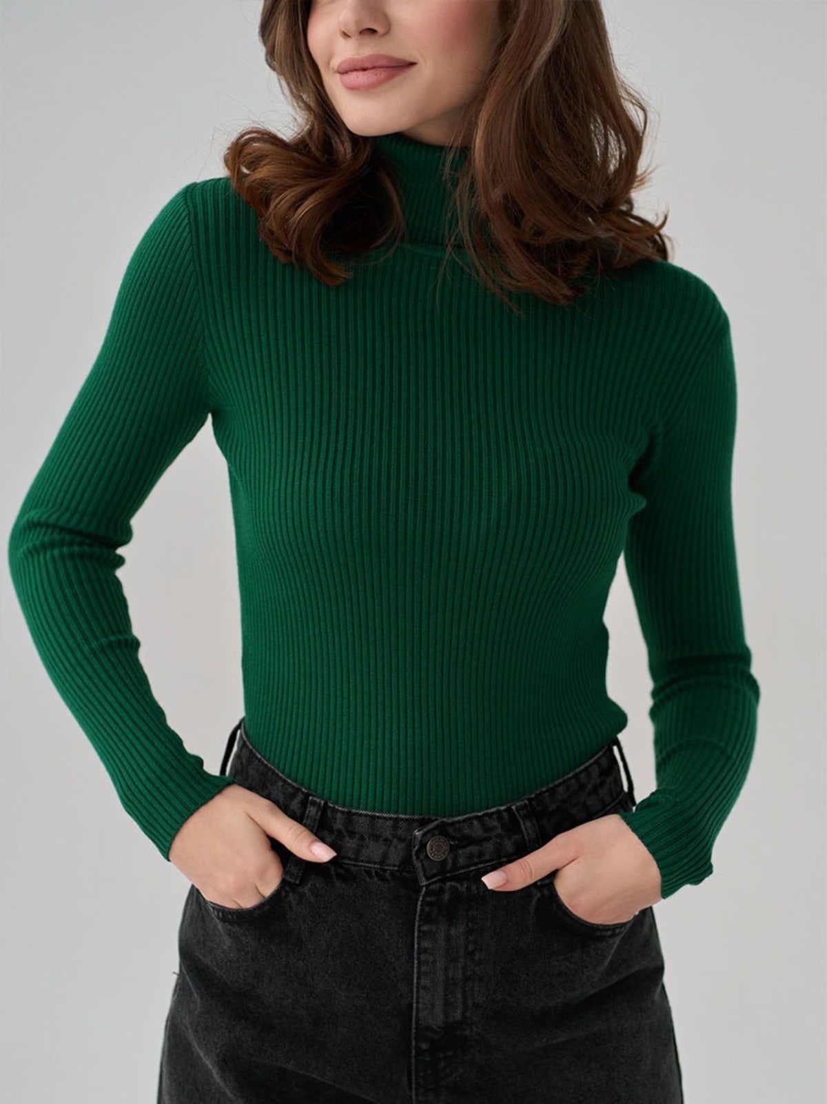 Annecy Ribbed Turtleneck Sweater