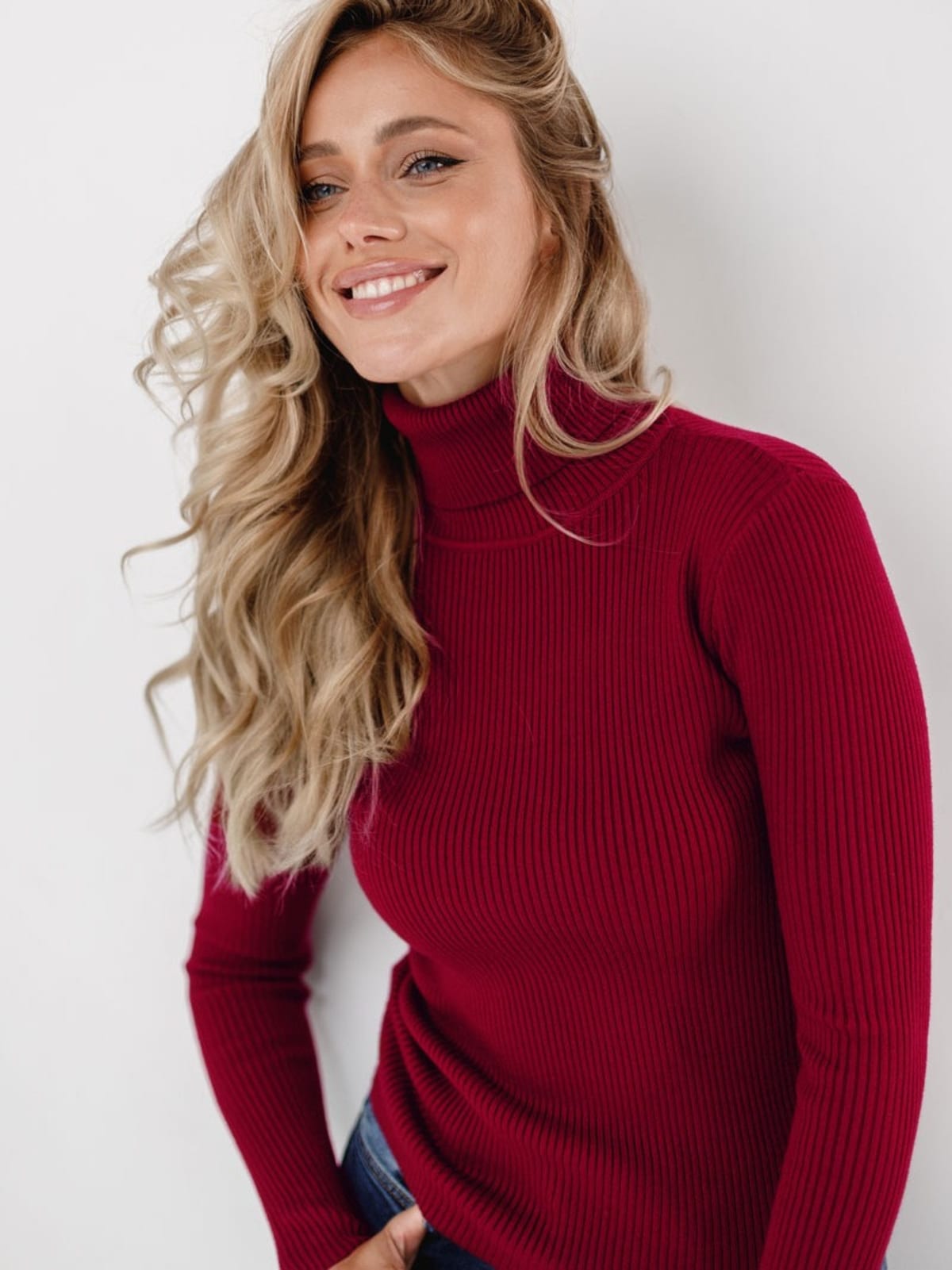 Annecy Ribbed Turtleneck Sweater