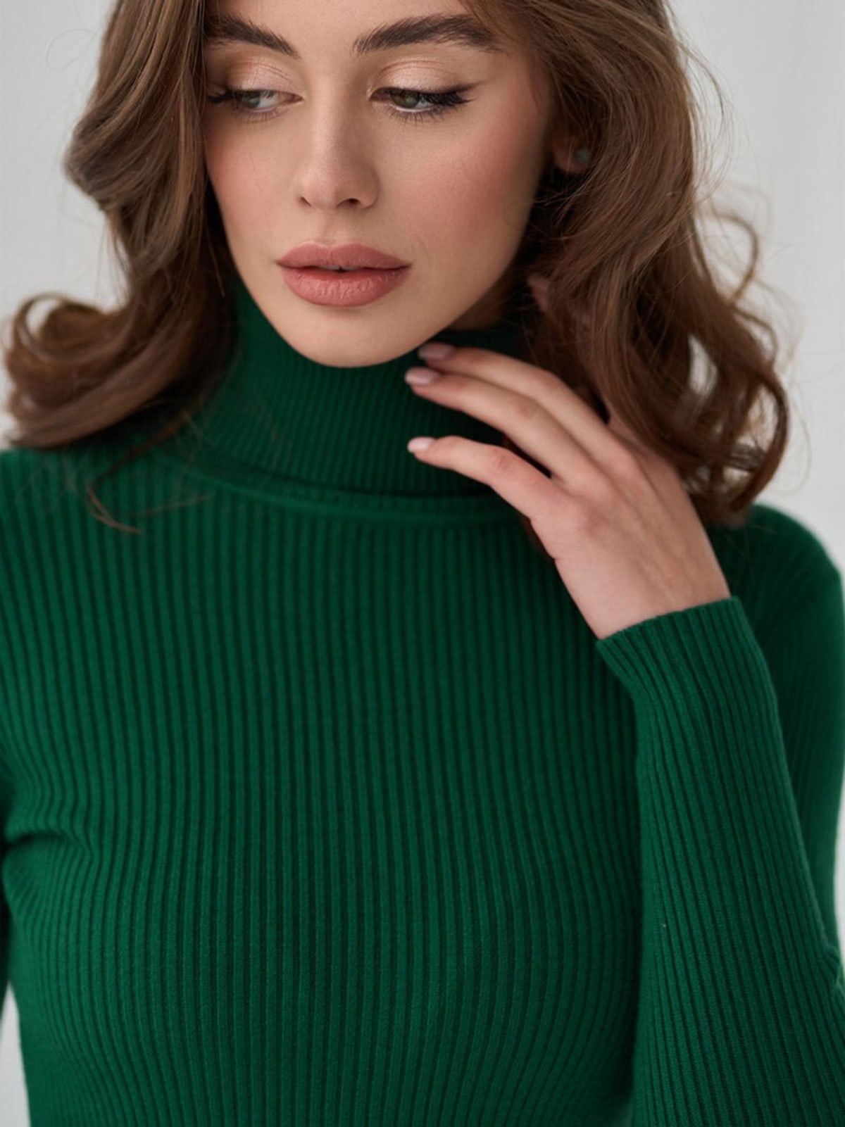 Annecy Ribbed Turtleneck Sweater