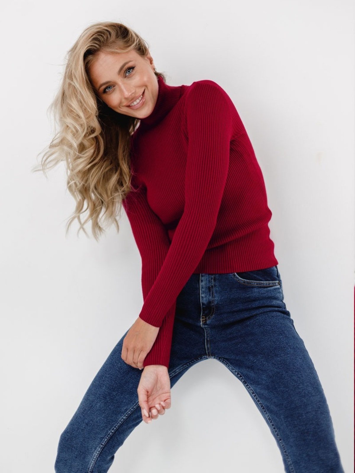 Annecy Ribbed Turtleneck Sweater