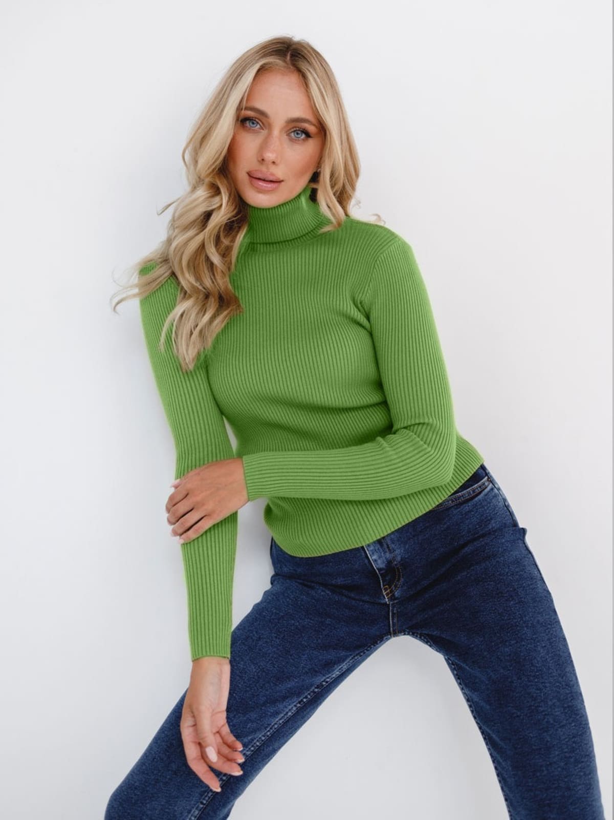 Annecy Ribbed Turtleneck Sweater